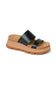 Reef Cushion Luxe Siaa Sandals for Women in Black/Tan