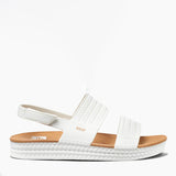 Reef Shoes Water Visa Sandals for Women in White