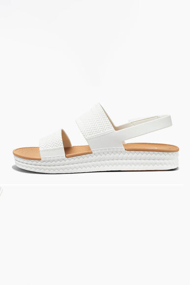 Reef Shoes Water Visa Sandals for Women in White