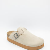 Rocket Dog Abel Plus Corduroy Clogs for Women in Taupe