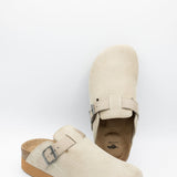 Rocket Dog Abel Plus Corduroy Clogs for Women in Taupe