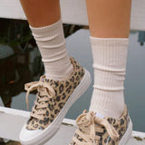 Rocket Dog Cheery Canvas Sneakers for Women in Leopard