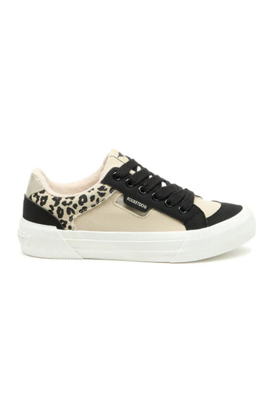 Rocket Dog Cheery Color Block Sneakers for Women in Leopard Black