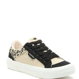 Rocket Dog Cheery Color Block Sneakers for Women in Leopard Black