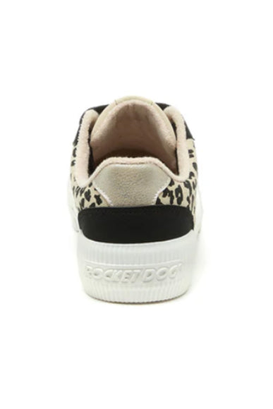 Rocket Dog Cheery Color Block Sneakers for Women in Leopard Black