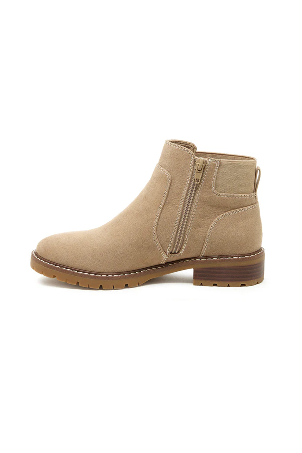 Rocket Dog Noelani Ankle Booties for Women in Taupe