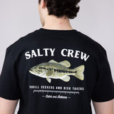 Salty Crew Big Mouth T-Shirt for Men in Black