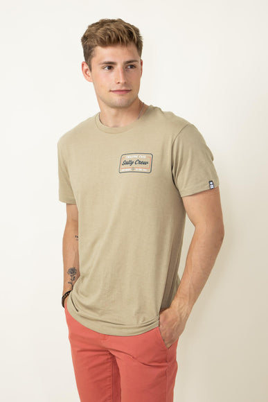 Salty Crew Marina T-Shirt for Men in Khaki