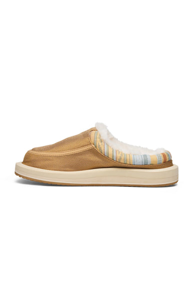 Sanuk Donna Cozy Mules for Women in Tan