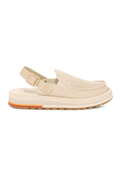 Sanuk Donna Mesa Mules for Women in Brown Rice