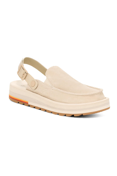 Sanuk Donna Mesa Mules for Women in Brown Rice