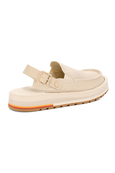 Sanuk Donna Mesa Mules for Women in Brown Rice