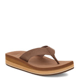 Sanuk Highland Heeled Flip Flops for Women in Brown