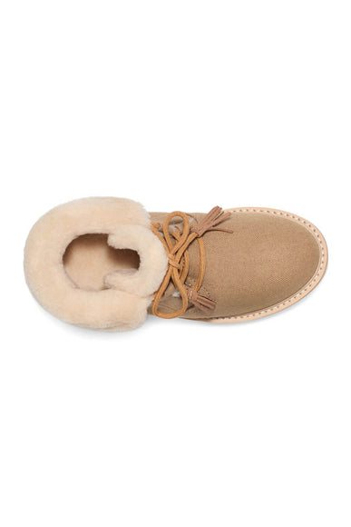 Sanuk Cozy Vibe Mid Booties for Women in Brown