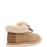 Sanuk Cozy Vibe Mid Booties for Women in Brown