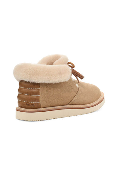 Sanuk Cozy Vibe Mid Booties for Women in Brown