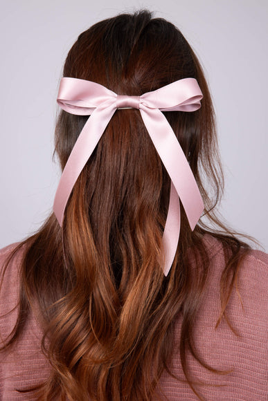 Satin Bow in Pink