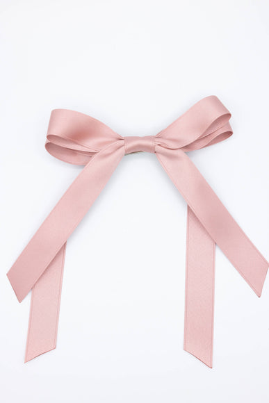 Satin Bow in Pink