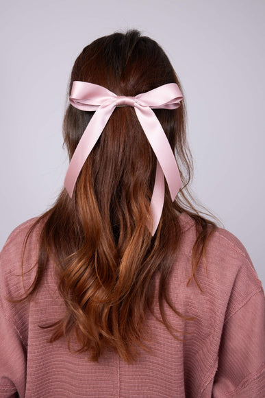 Satin Bow in Pink