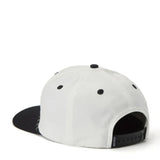 Seager Los Rios Canvas Snapback Hat for Men in Cream/Black