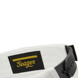Seager Los Rios Canvas Snapback Hat for Men in Cream/Black