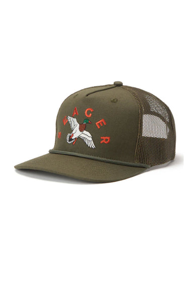 Seager Mallard Snapback Hat for Men in Green