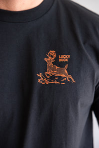 Seager Lucky Buck T-Shirt for Men in Black