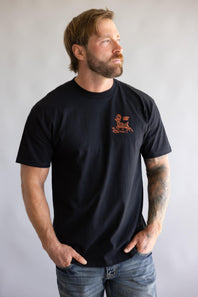 Seager Lucky Buck T-Shirt for Men in Black