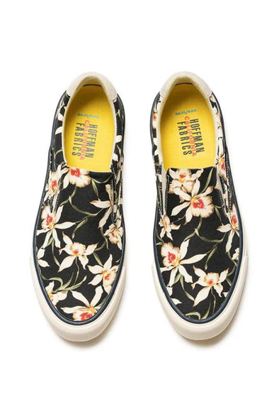 SeaVees Hawthorne Slip On Sneakers for Men in Black Star Orchid
