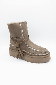 Shu Shop Winona Booties for Women in Taupe