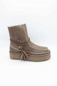 Shu Shop Winona Booties for Women in Taupe
