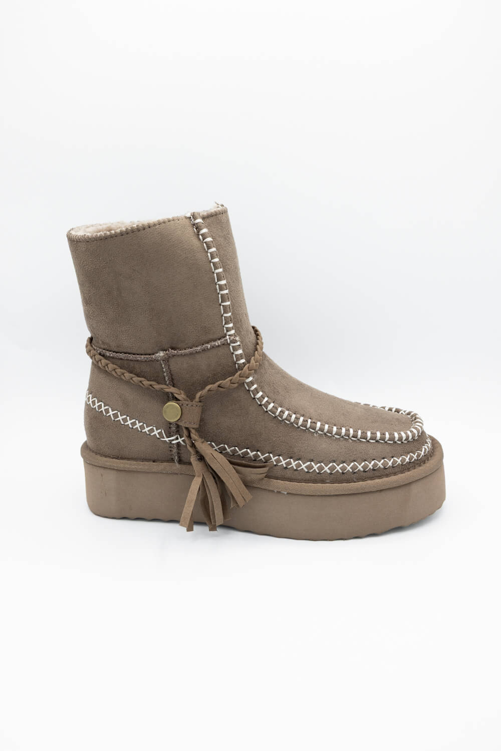 Shu Shop Winona Booties for Women in Taupe