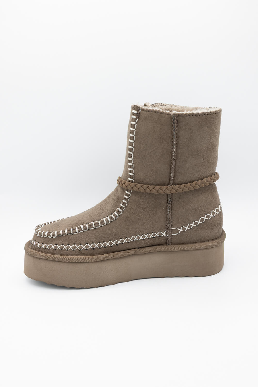 Shu Shop Winona Booties for Women in Taupe