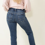 Silver Jeans Boyfriend Mid Rise Vintage Wash Jeans for Women