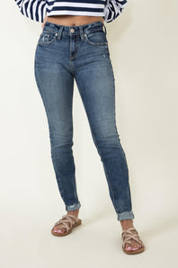 Silver Jeans Suki Skinny Distressed Jeans for Women