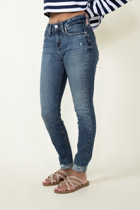 Silver Jeans Suki Skinny Distressed Jeans for Women