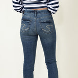 Silver Jeans Suki Skinny Distressed Jeans for Women