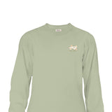 Simply Southern Long Sleeve North Carolina T-Shirt for Women in Sage