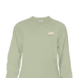 Simply Southern Plus Size Long Sleeve North Carolina T-Shirt for Women in Sage