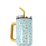 Simply Southern 40oz Daisy Tumbler in Blue