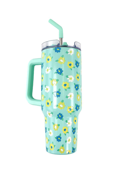 Simply Southern 40oz Flower Tumbler in Teal
