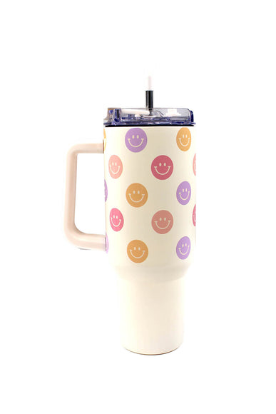 Simply Southern 40oz Smile Tumbler in Beige