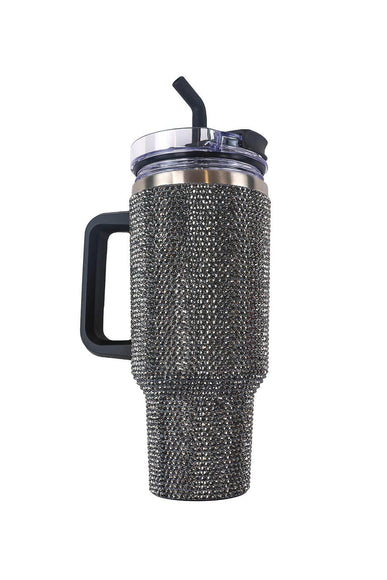 Simply Southern Sequin 40oz Tumbler in Black 