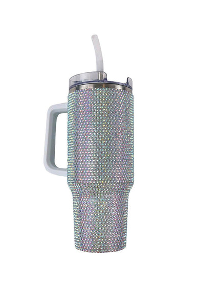 Simply Southern Sequin 40oz Tumbler in Silver 