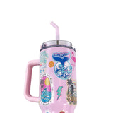 Simply Southern 40oz Sticker Tumbler in Pink Multi