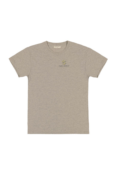 Simply Southern Attitude T-Shirt for Women in Oat Heather