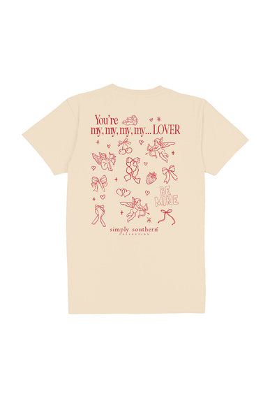 Simply Southern You’re My Lover T-Shirt for Women in Natural