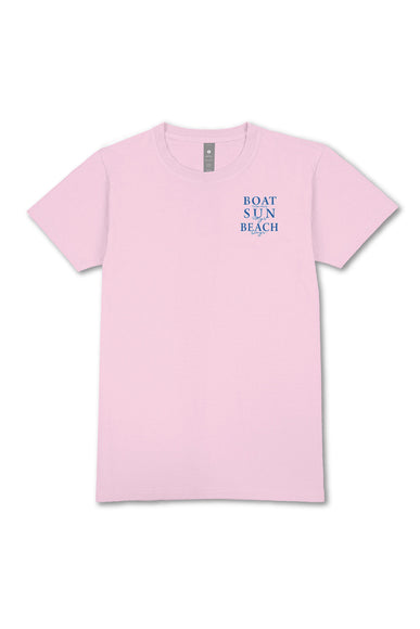 Simply Southern Plus Size Beach Days T-Shirt for Women in Light Pink