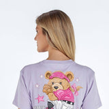Womens Simply Southern Shirts Best Shot T-Shirt for Women in Lilac