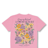 Simply Southern Plus Size Doing My Best T-shirt for Women in Pink